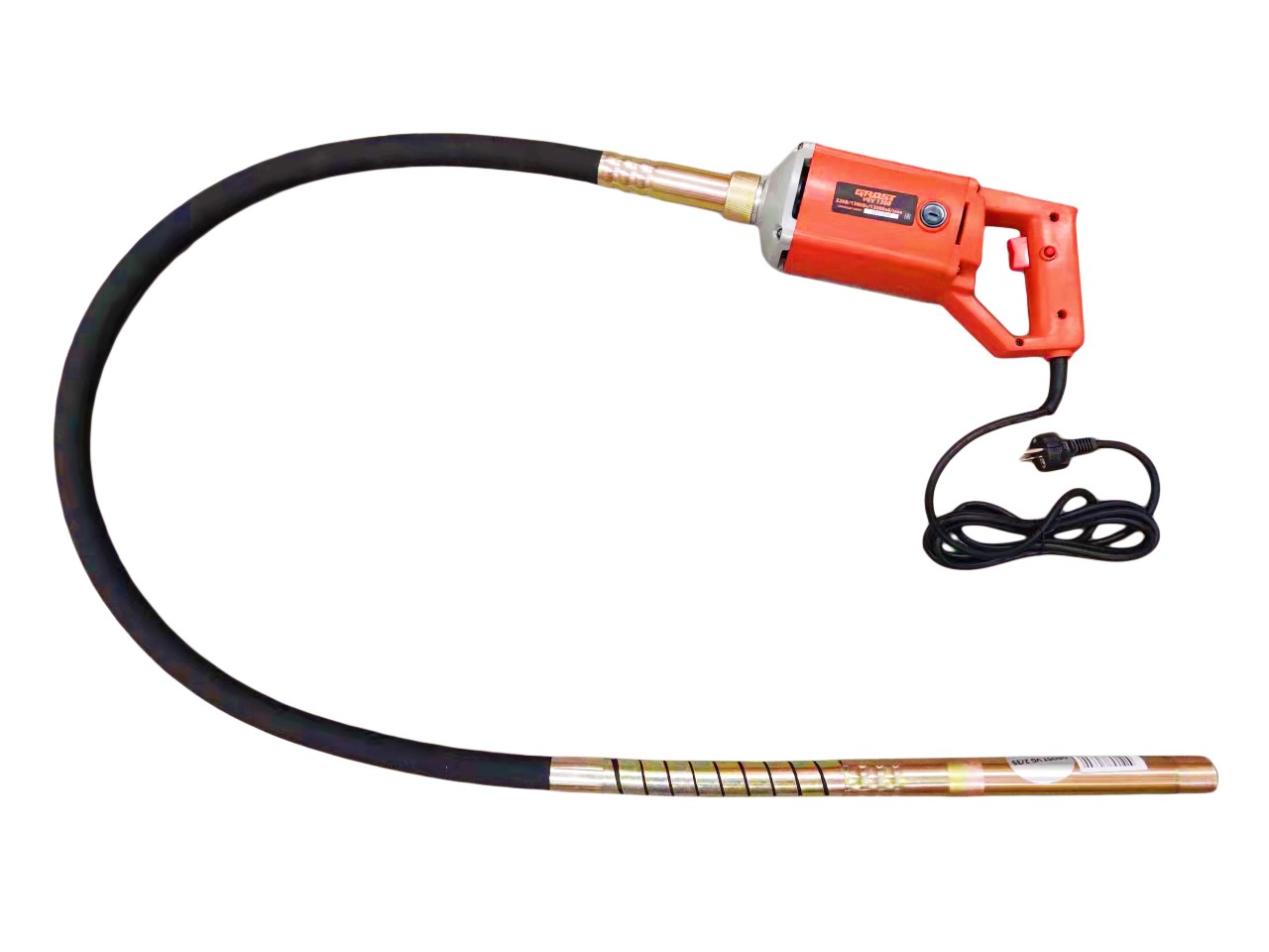 Глубинный вибратор для бетона Grost VGV 1300/2.5/35