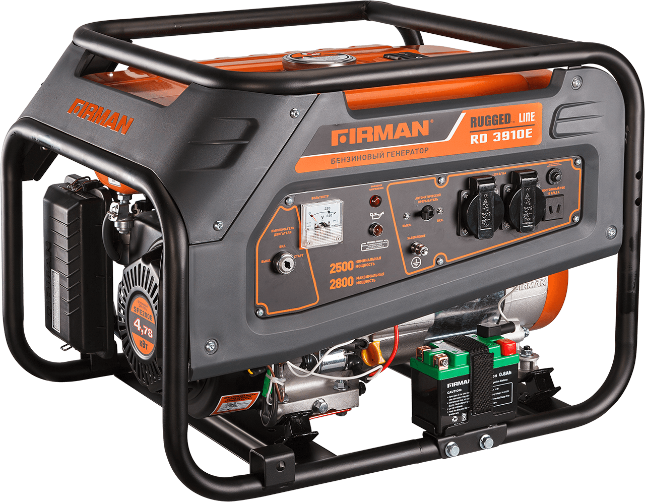 Генератор бензиновый FIRMAN RD3910E (2,5 кВт)